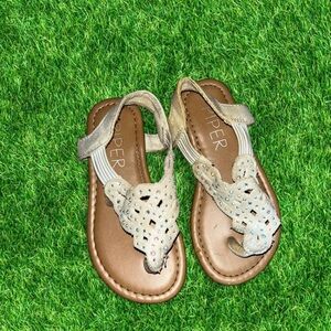 Piper Kids Sandals with Sparkling Accents